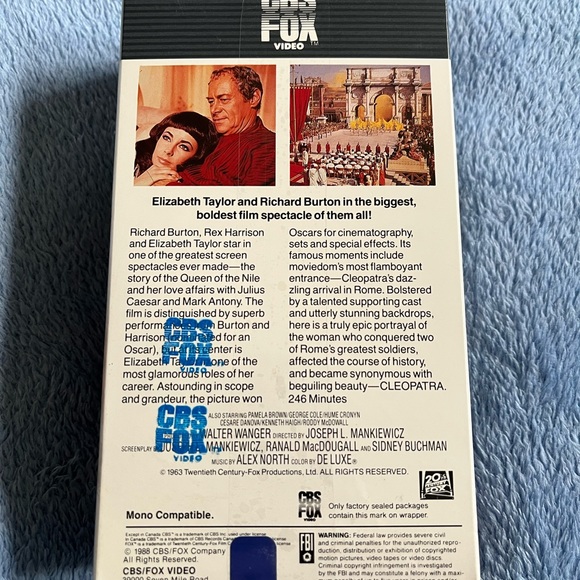 VHS Cleopatra (NEW SEALED) - Picture 6 of 7